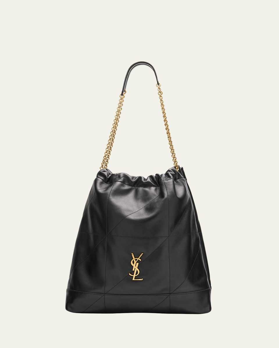 Jamie Large Pochon YSL Shoulder Bag in Quilted Lambskin Leather